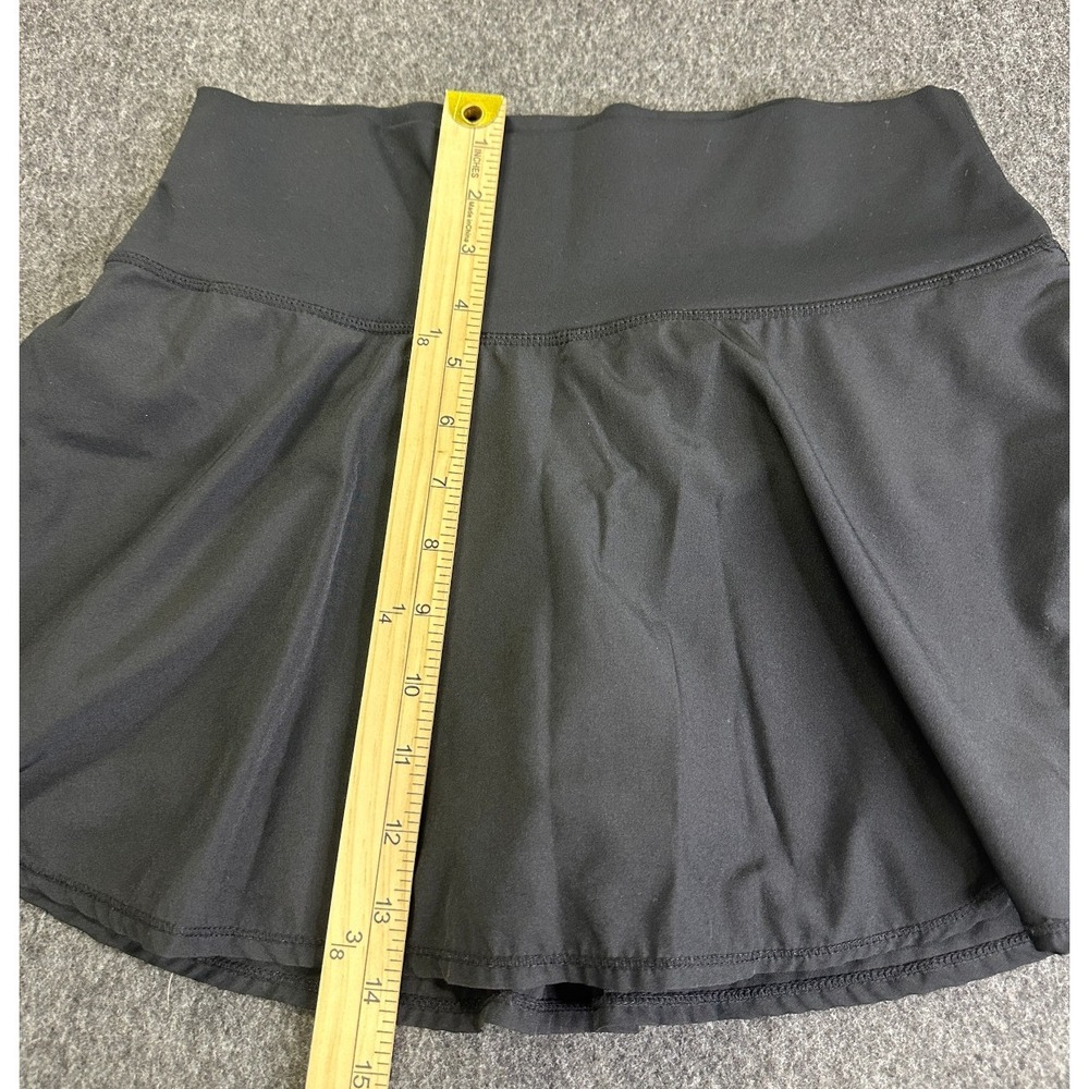 Buc-ee's Skort Skirt + Shorts Pocket Size Medium Black Tennis Pickleball Golf - Picture 11 of 12